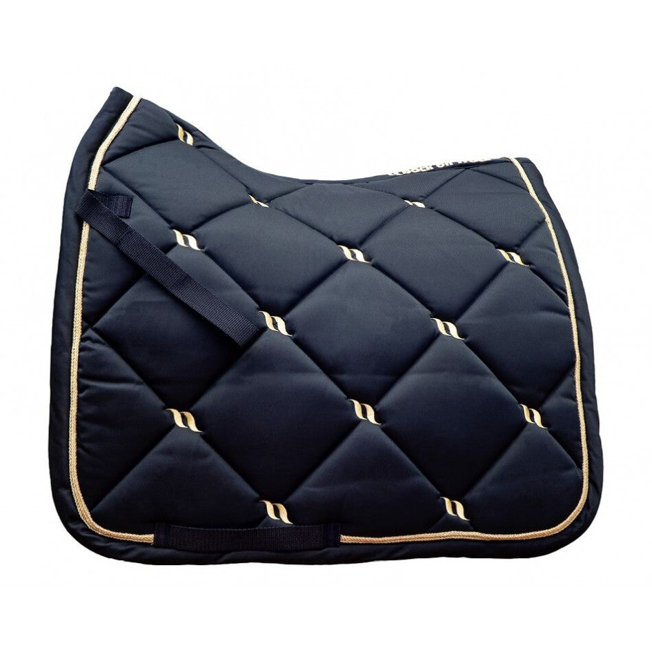 Back on Track Dressurschabracke Nights Collection, Blue, Produkt allein auf weißem Hintergrund.