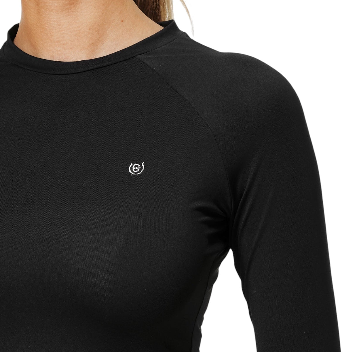 Camisola técnica Dynamic Base Layer Top Black de manga comprida