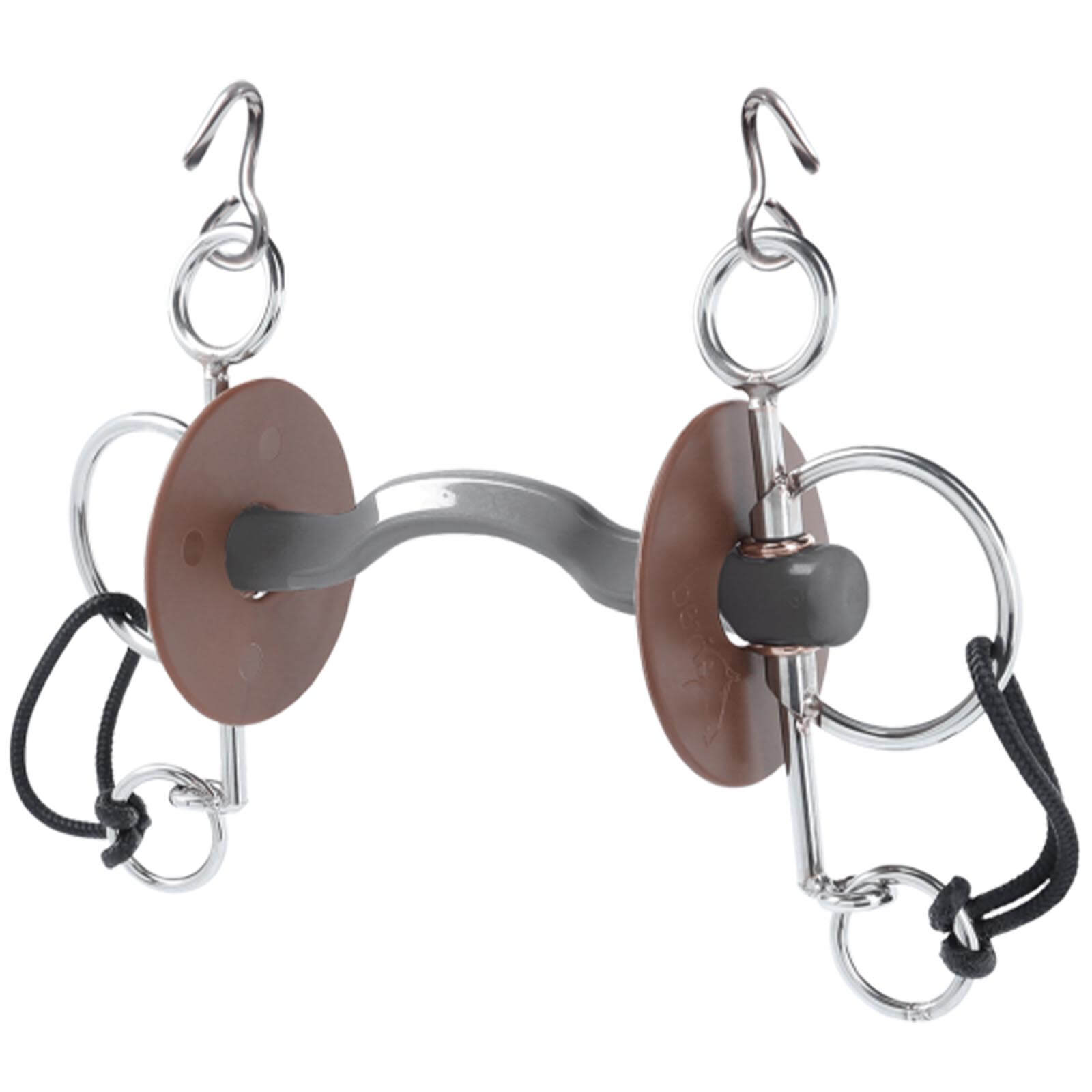 Pelham Kurz Konnex Zungenbogen Soft 18 mm Stangengebiss