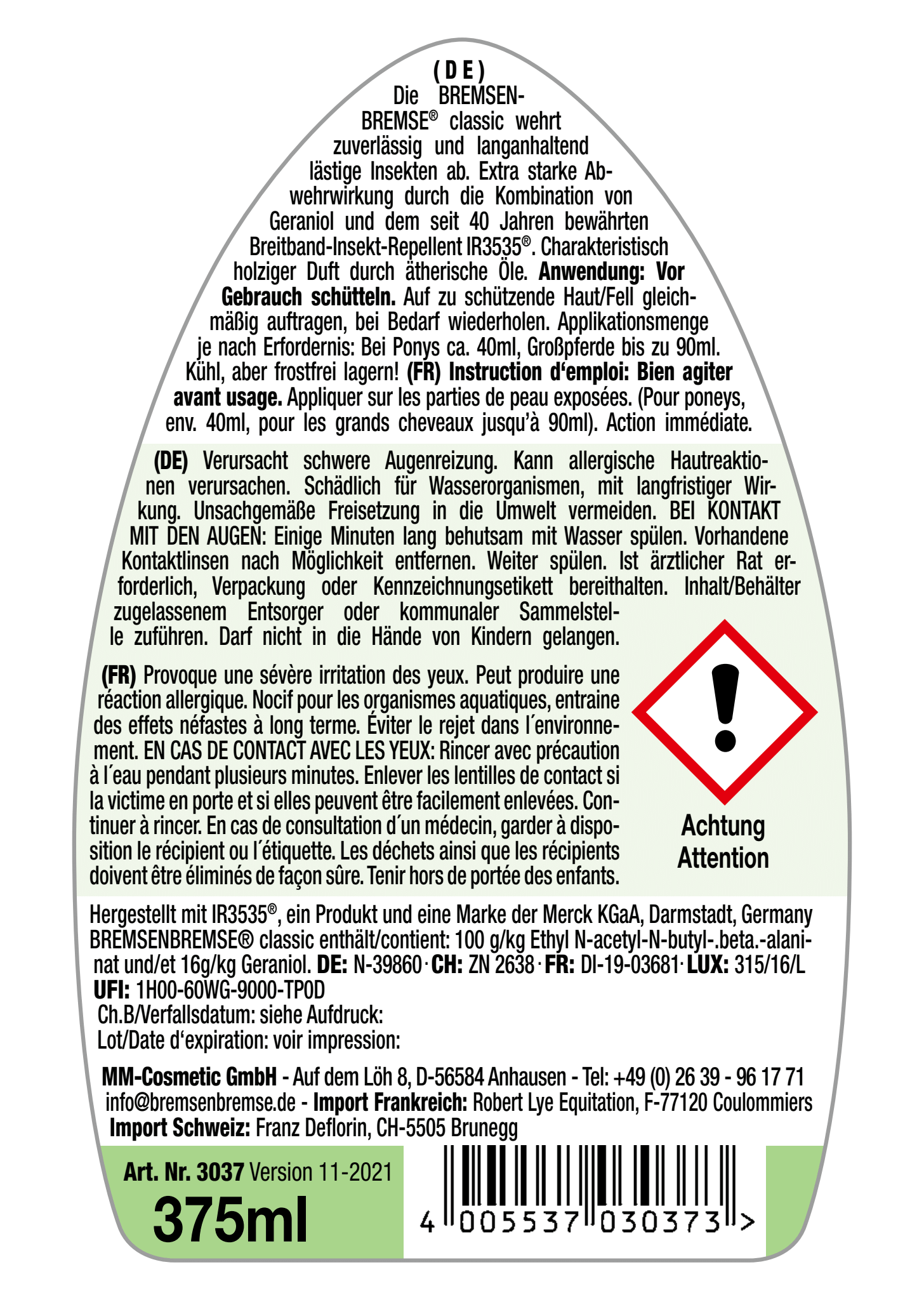 Insektenschutz Classic Insektenspray Fliegenspray