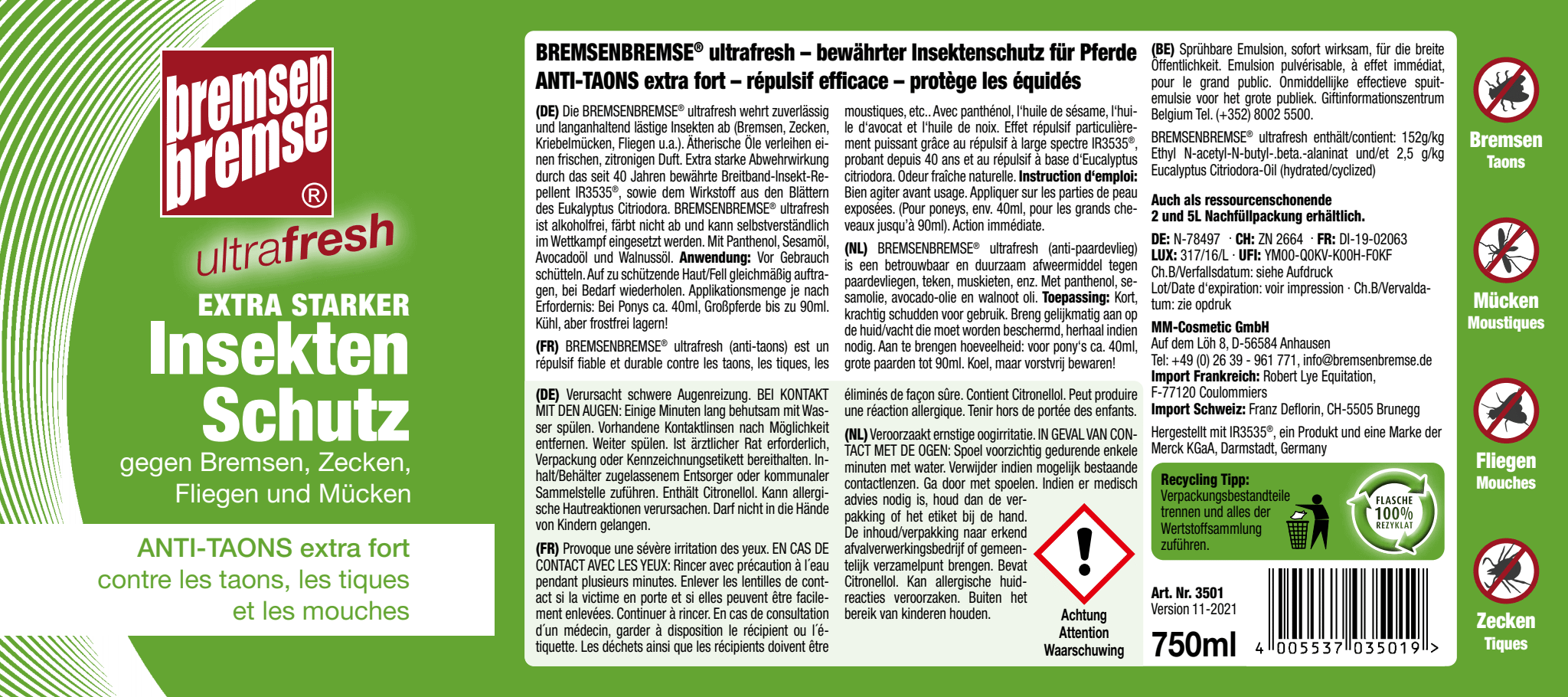 Insektenschutz - ultrafresh -