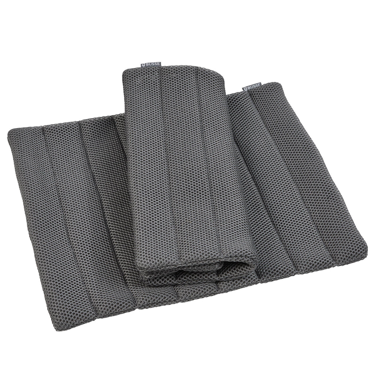BUSSE Bandagierpad 3D Air Effect, Anthrazit, Produkt allein auf weißem Hintergrund.