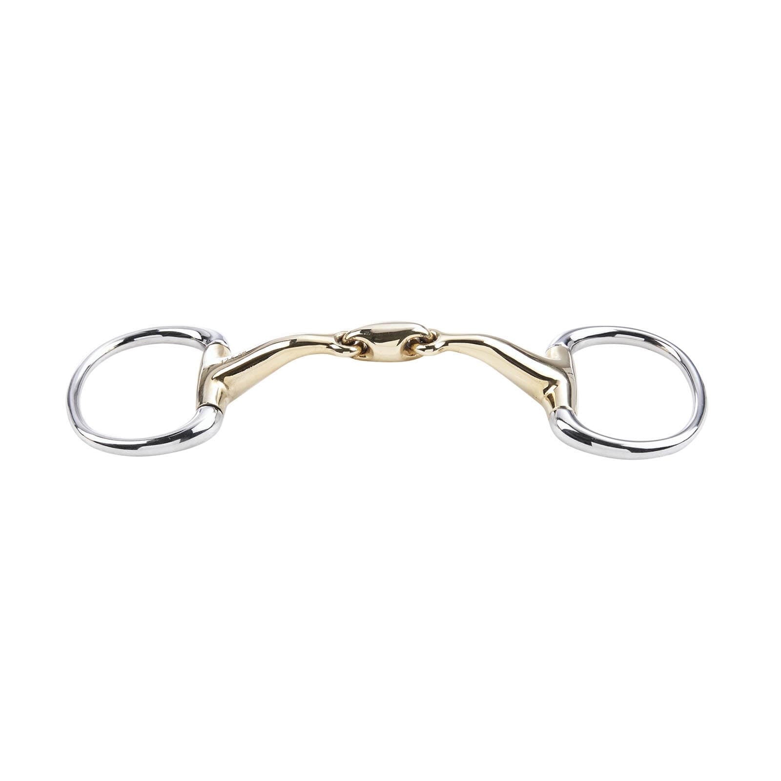 Olivenkopfgebiss Doppelt Gebrochen KAUGAN®-Shaped 16 mm Trense