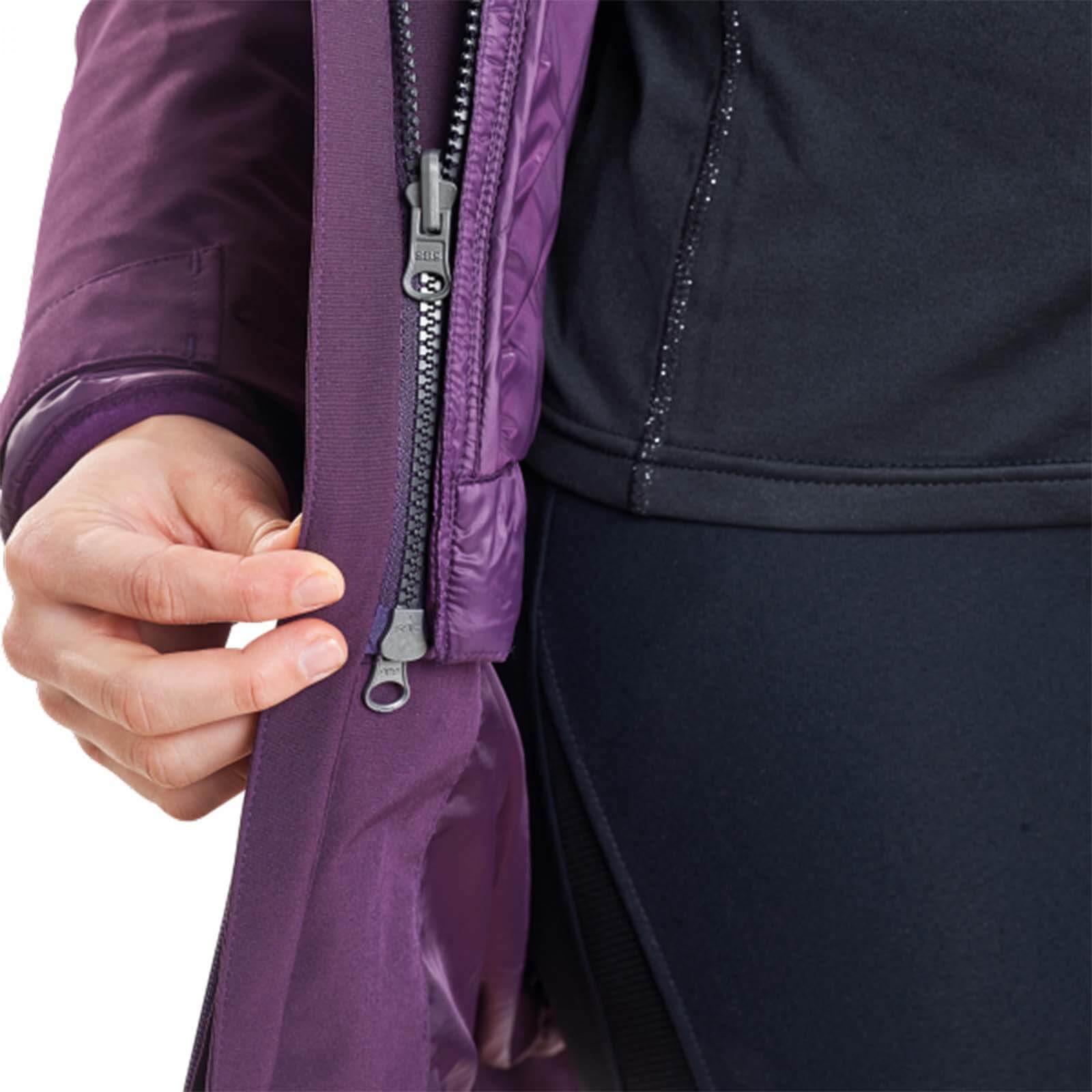 Jacke Camery 3 in 1 Plus Damen-Langjacke Wintermantel