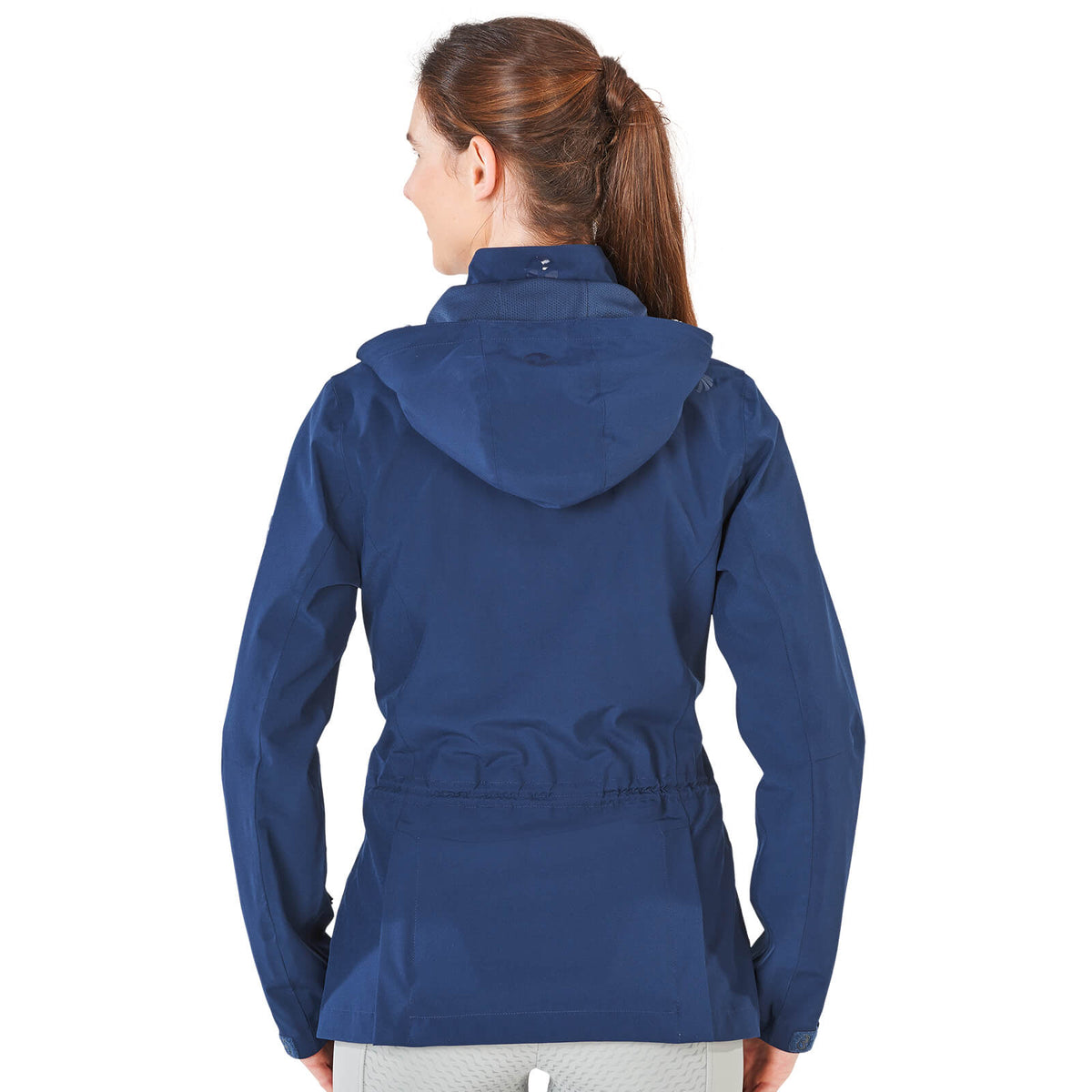 BUSSE Jacke Damen Ryana Plus, Blau, Person von hinten trägt die Jacke.