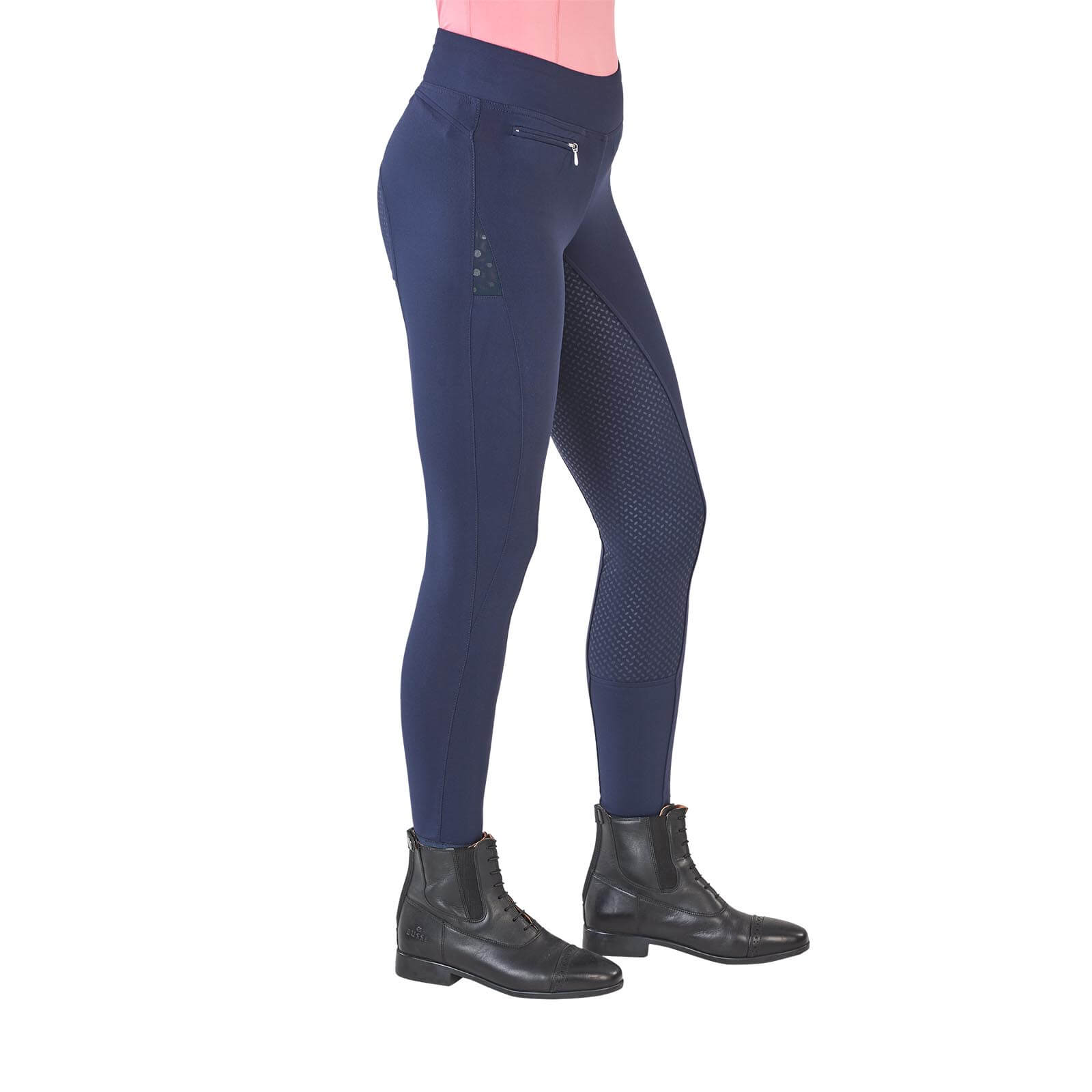 Reitleggings Damen Full-Grip Epic Fit Lace Reithose Vollbesatz Damenreithose