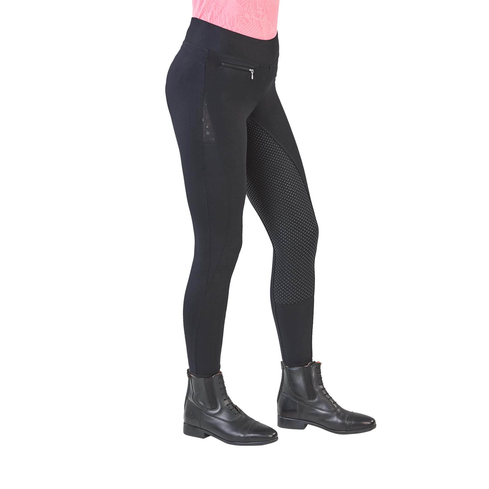 Reitleggings Damen Full-Grip Epic Fit Lace Reithose Vollbesatz Damenreithose