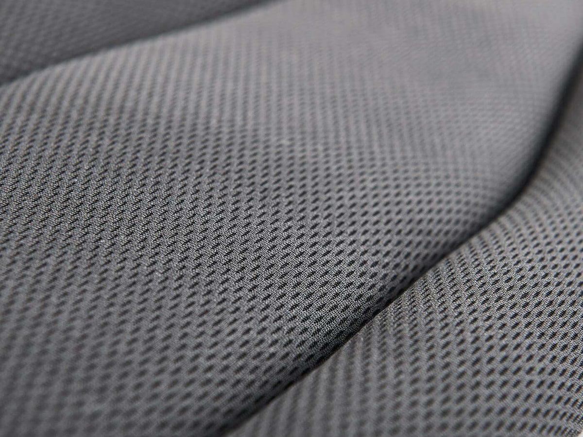 Sattelgurt Opti-Summer Dressur, Grau, Detailaufnahme der Materialstruktur.