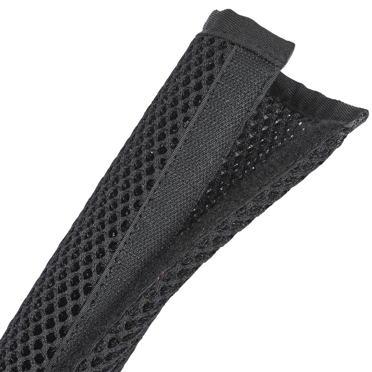 Trensenschonerset 3D Air Effect, Schwarz, Detailaufnahme des Schoners.