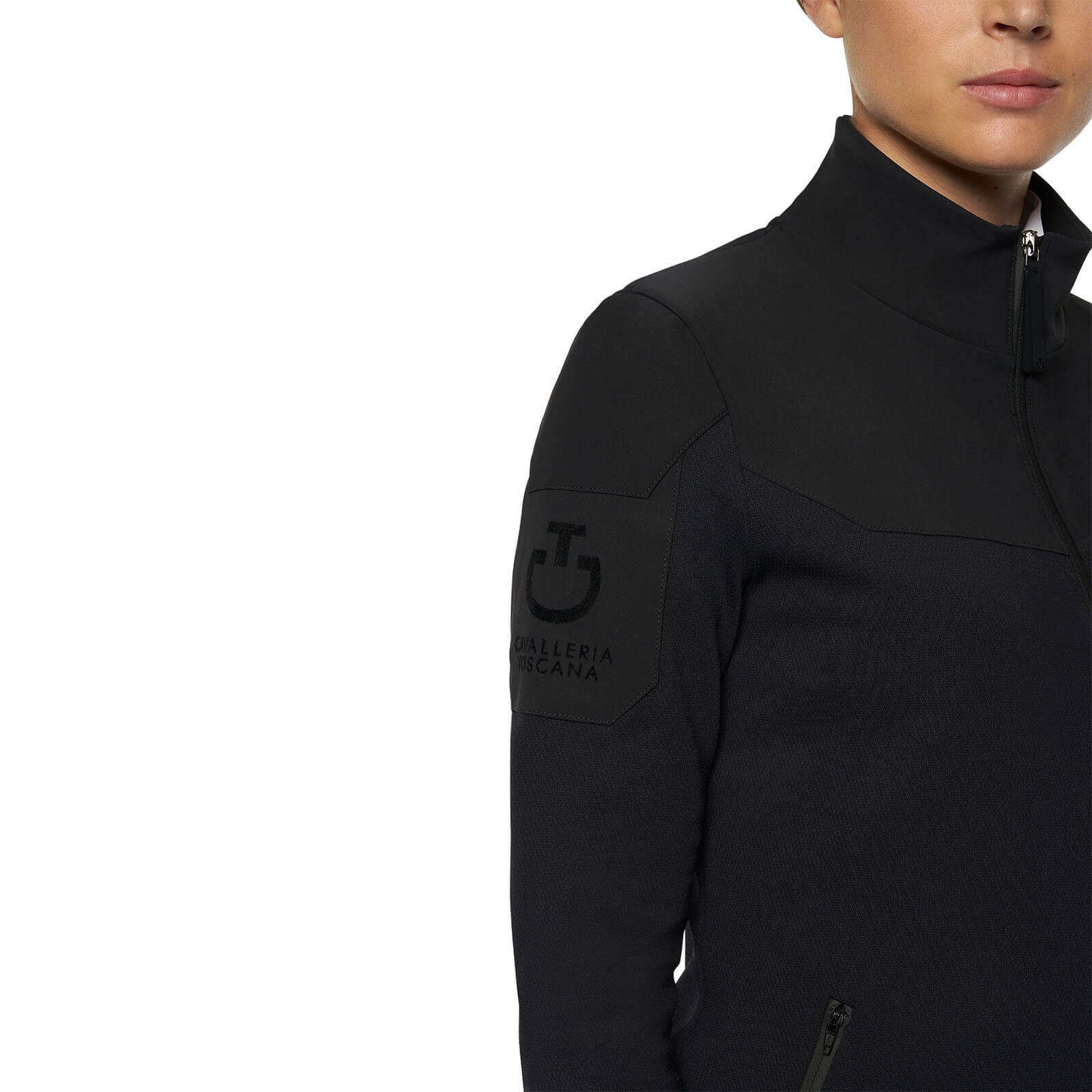 Jacke Damen Tech Knit and Jersey Zip FS 2022