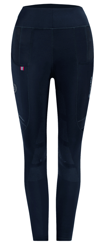 Winter-Reitleggings Damen Full-Grip CAVALIN Grip RL