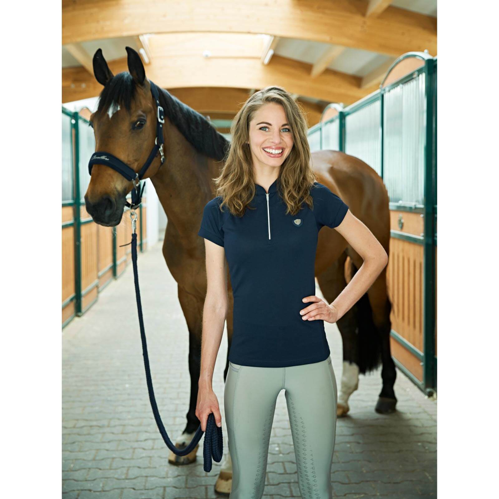 Poloshirt Damen FS 2022 Reitshirt