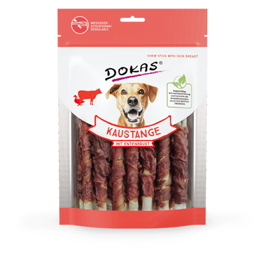 Hundesnacks Kaustange mit Entenbrust