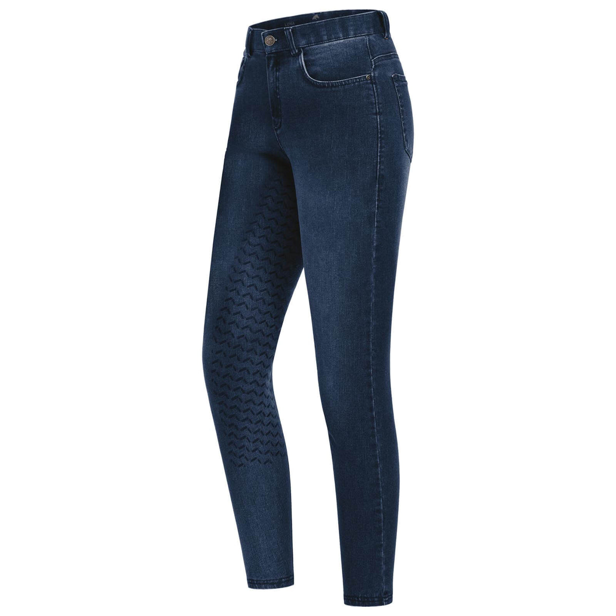 Reithose Damen Full-Grip Jeans Luna Jeansreithose