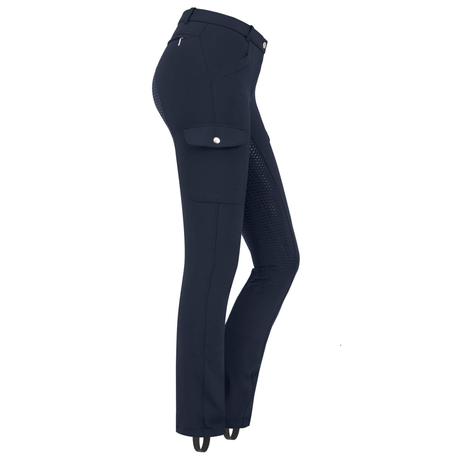 Reithose Damen Full-Grip Micro Jodhpur Cargo Silikon