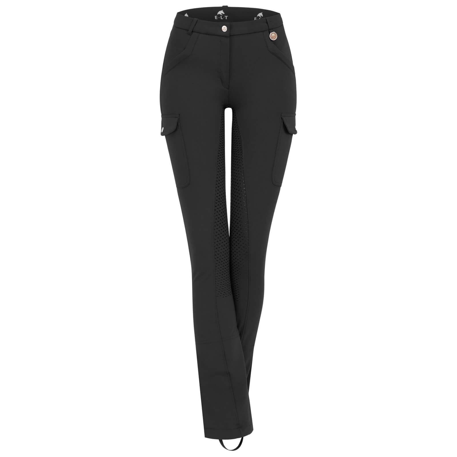 Reithose Damen Full-Grip Micro Jodhpur Cargo Silikon