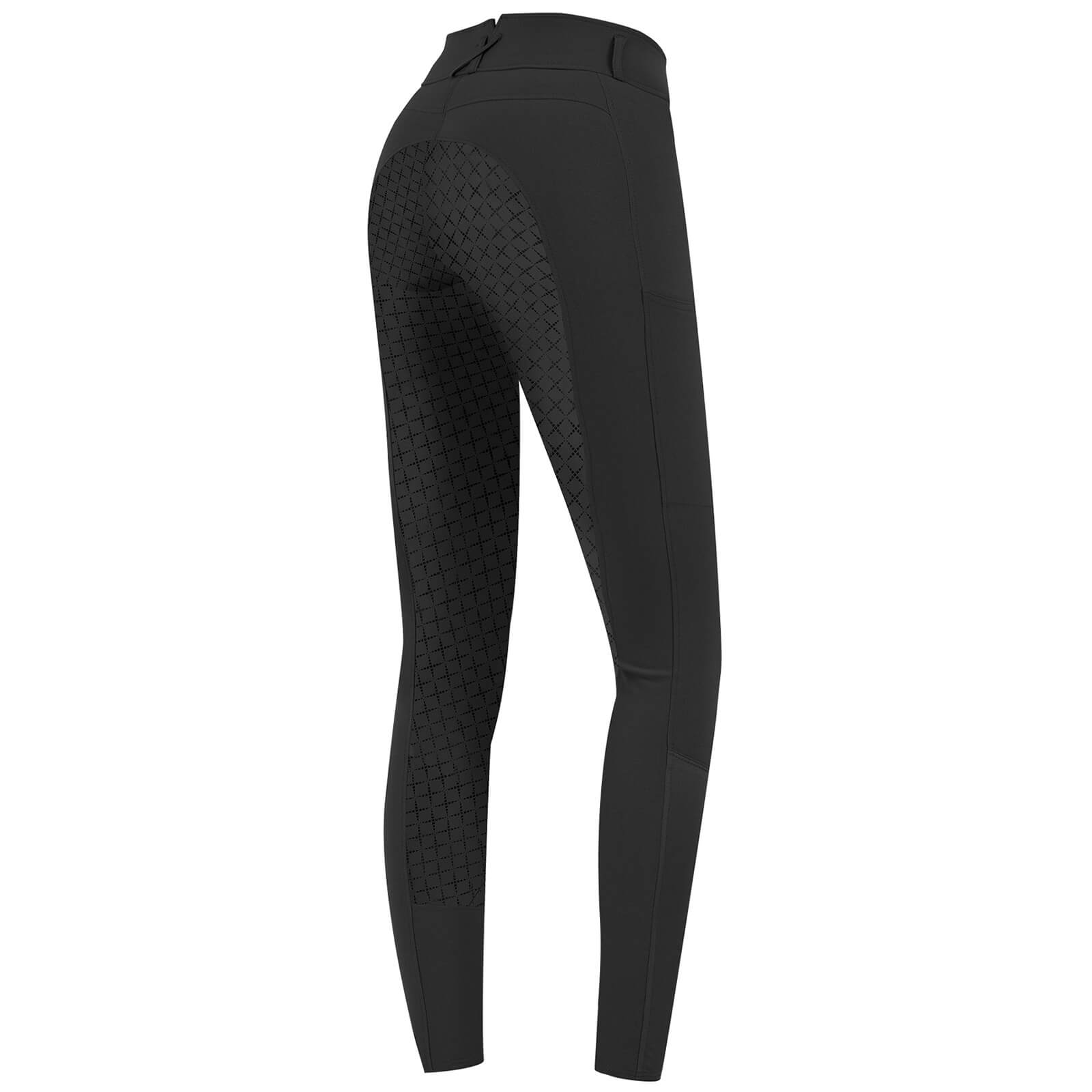 Reithose Damen Full-Grip Micro Sport Silikon High Waist