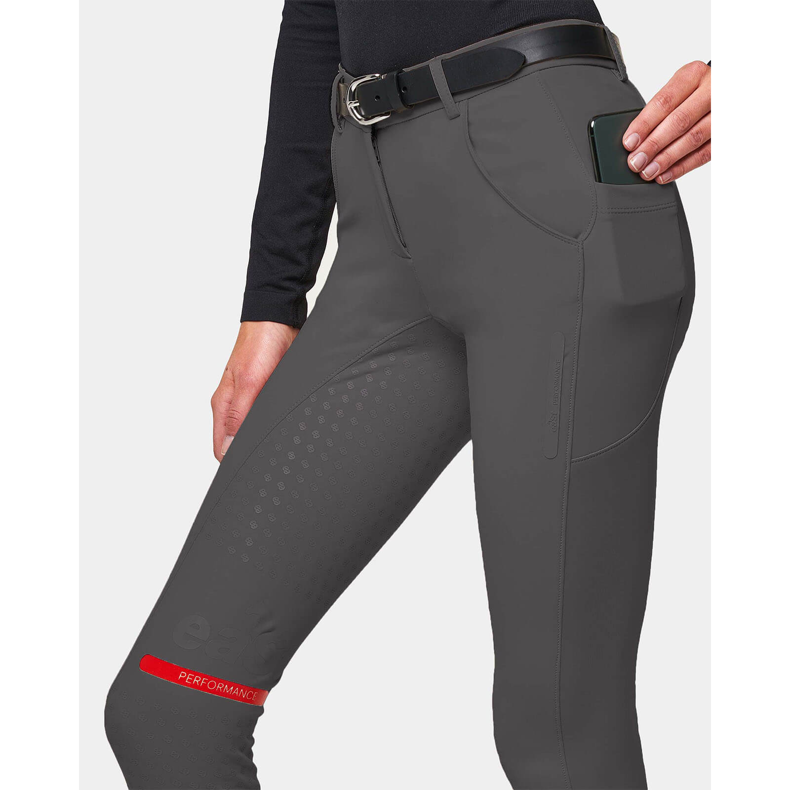 Reithose R2 Performance Dressage Reitleggins Vollbesatz mit Handytasche
