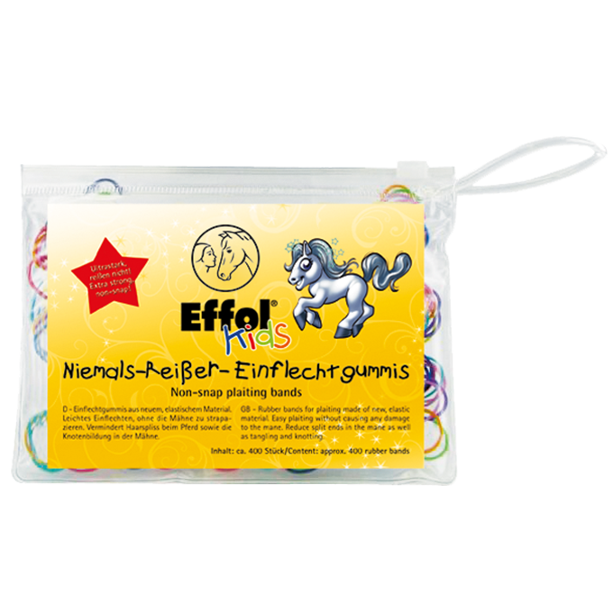 Niemals-Reißer Einflechtgummis