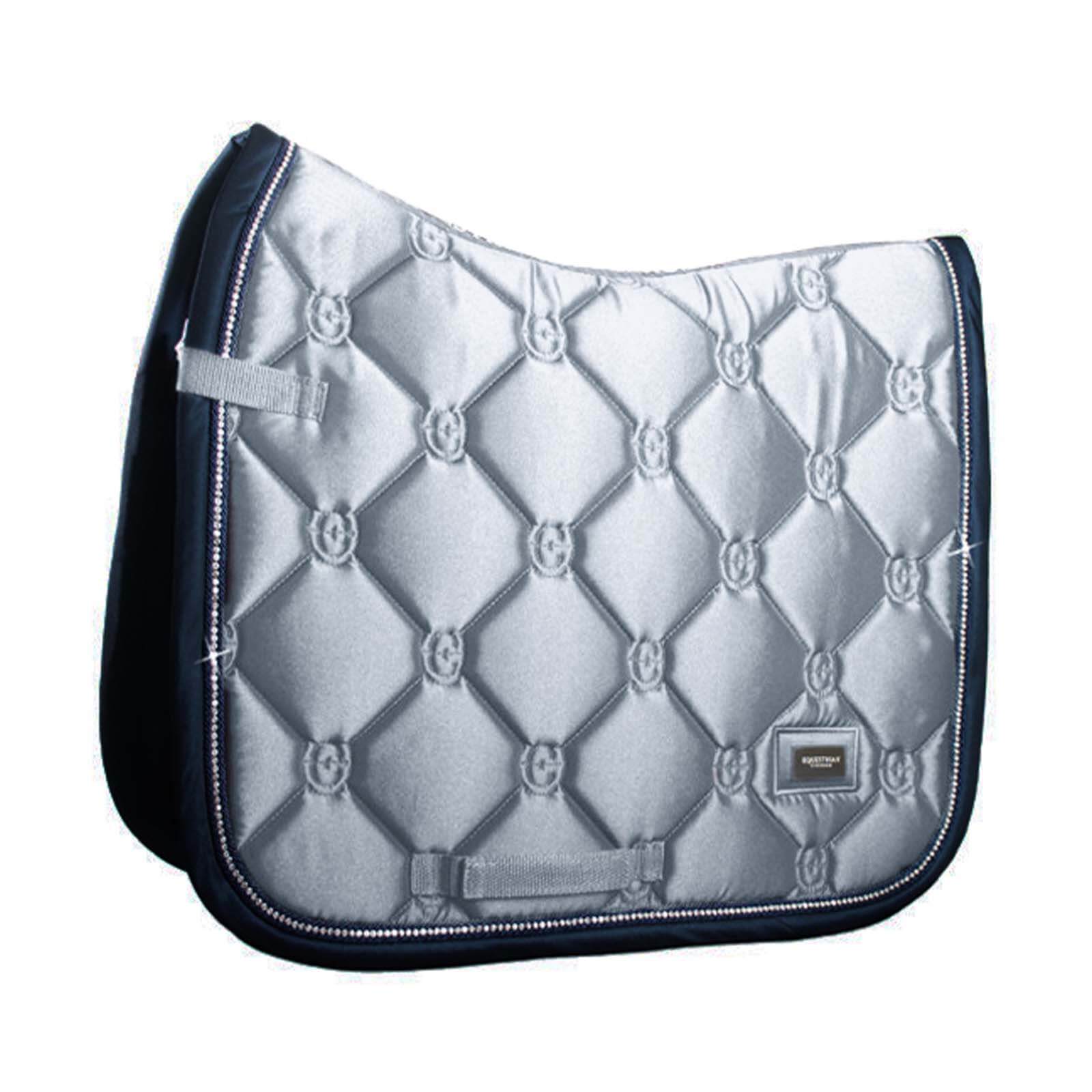 Dressurschabracke Crystal Grey FS22 Sattelunterlage - Cob