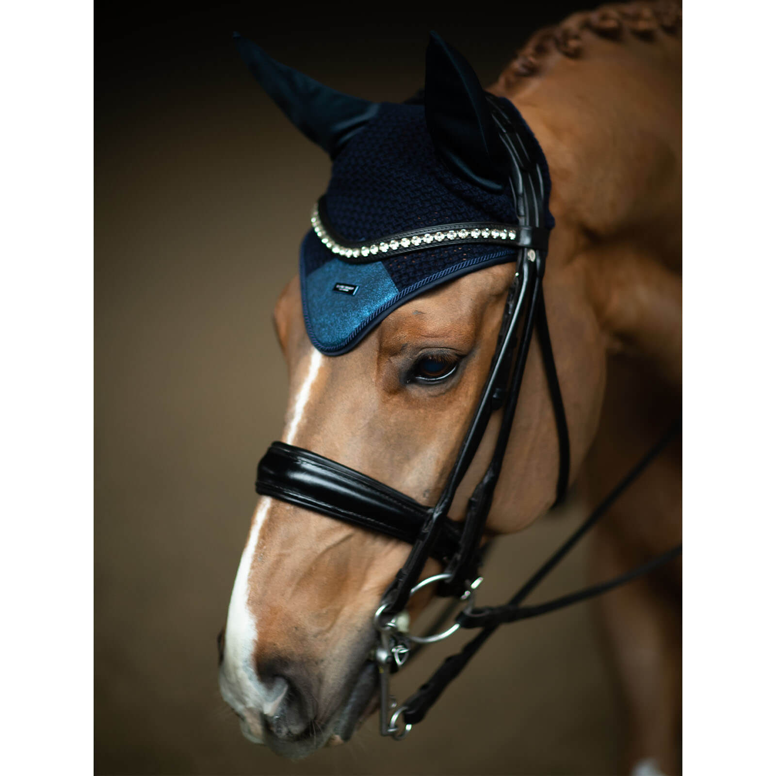 Fliegenhaube Blue Meadow Glimmer Fliegenmütze