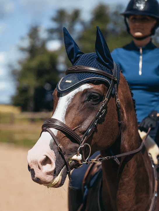 Fliegenmütze Monaco Blue Fliegenhaube