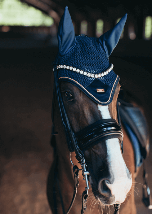Fliegenmütze Monaco Blue Fliegenhaube