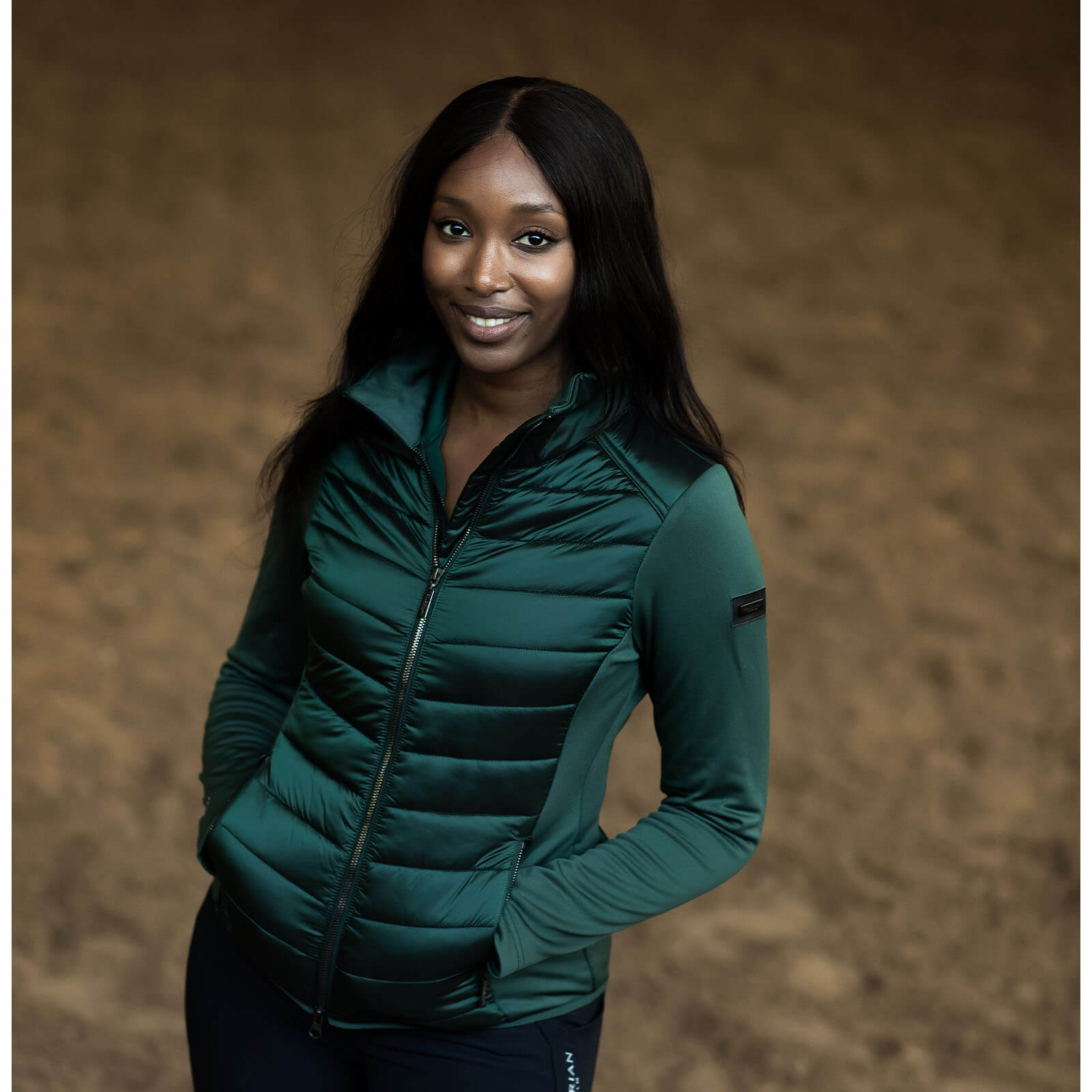 Jacke Damen Active Performance Sycamore Green Hybridjacke