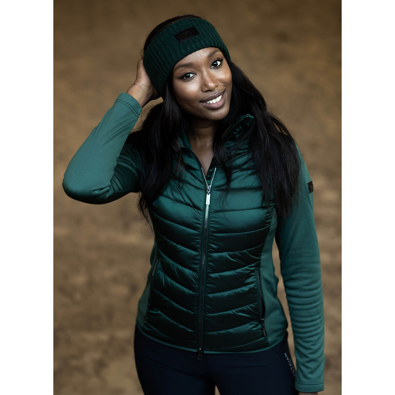 Jacke Damen Active Performance Sycamore Green Hybridjacke