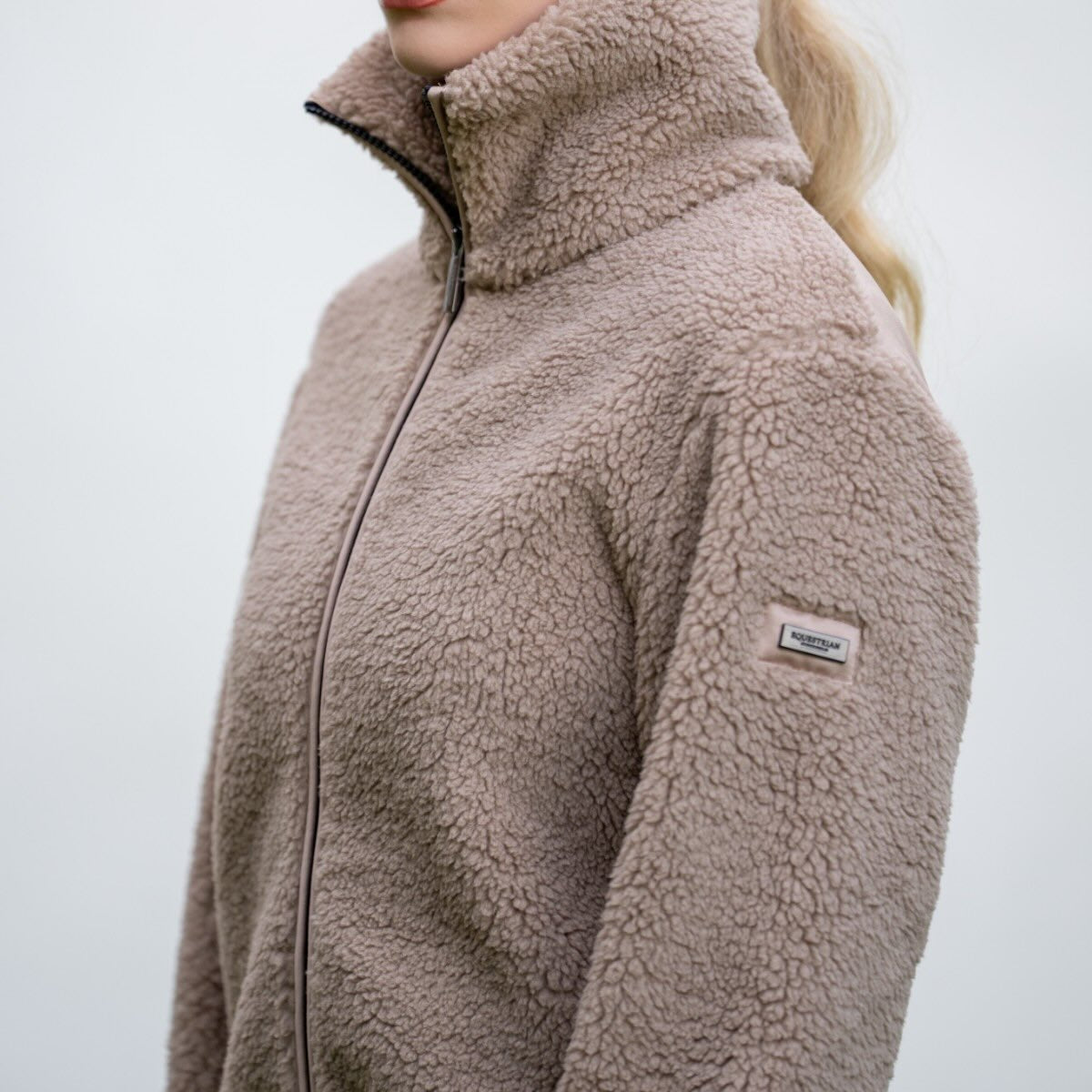 Jacke Damen Teddy Fleece Jacket Sand Kollektion