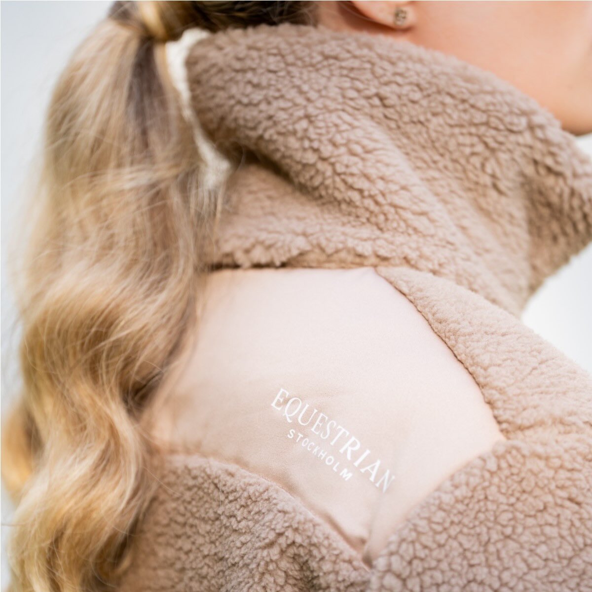 Jacke Damen Teddy Fleece Jacket Sand Kollektion