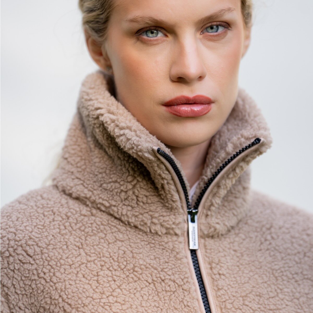 Jacke Damen Teddy Fleece Jacket Sand Kollektion