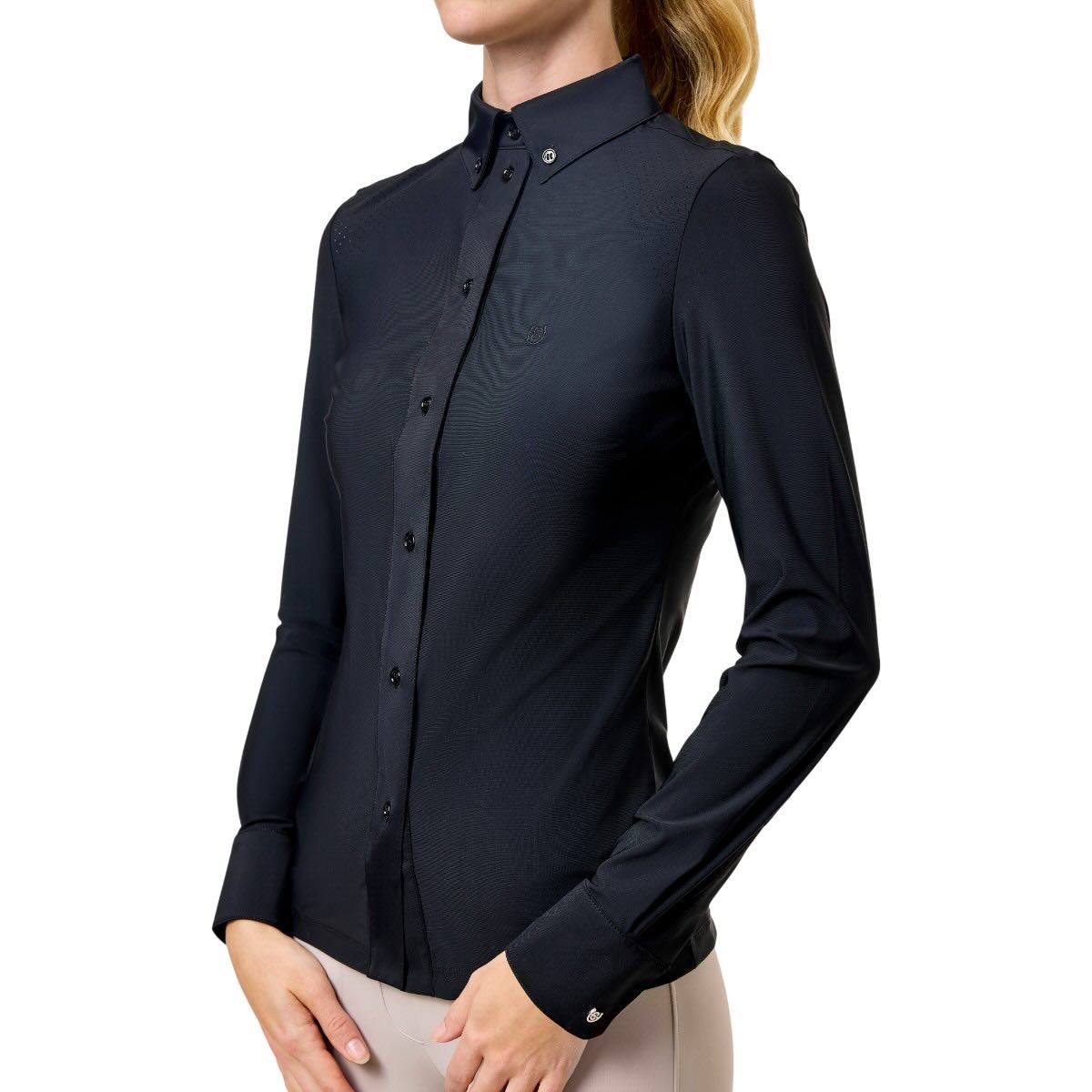 Turniershirt Damen Langarm Performance Shirt Sand Kollektion