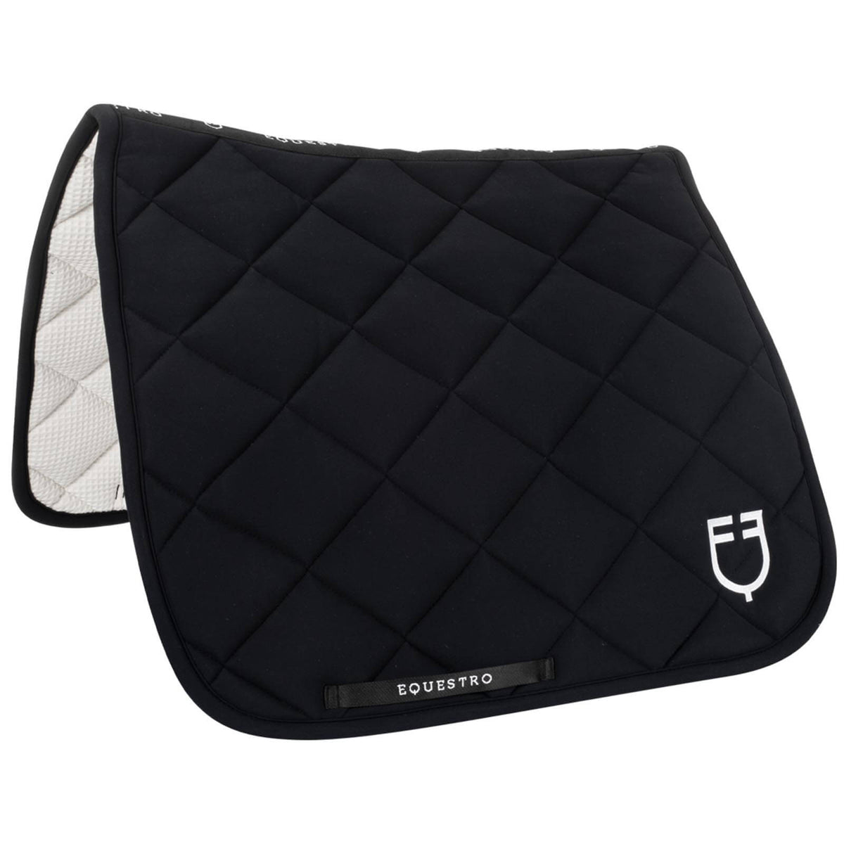 Equestro Schabracke Dressur Technical Fabric Black Line Dressurschabracke, Black, Produkt allein.