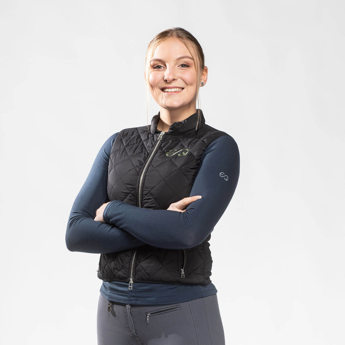 Steppweste Damen mit Stretch Rücken