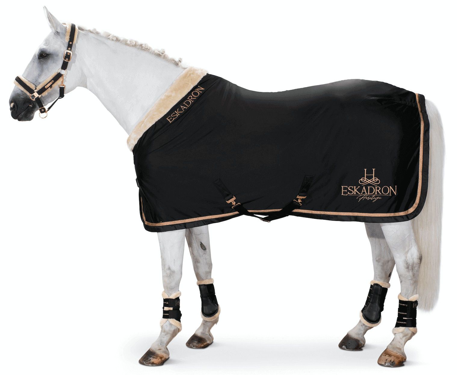 Abschwitzdecke Softshell Fauxfur Collar Heritage 20/21