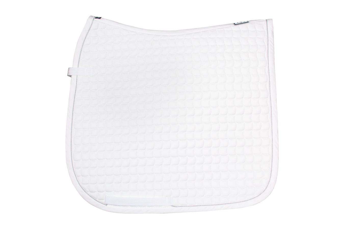 Dressurschabracke Cotton Silver Basics Sattelunterlage