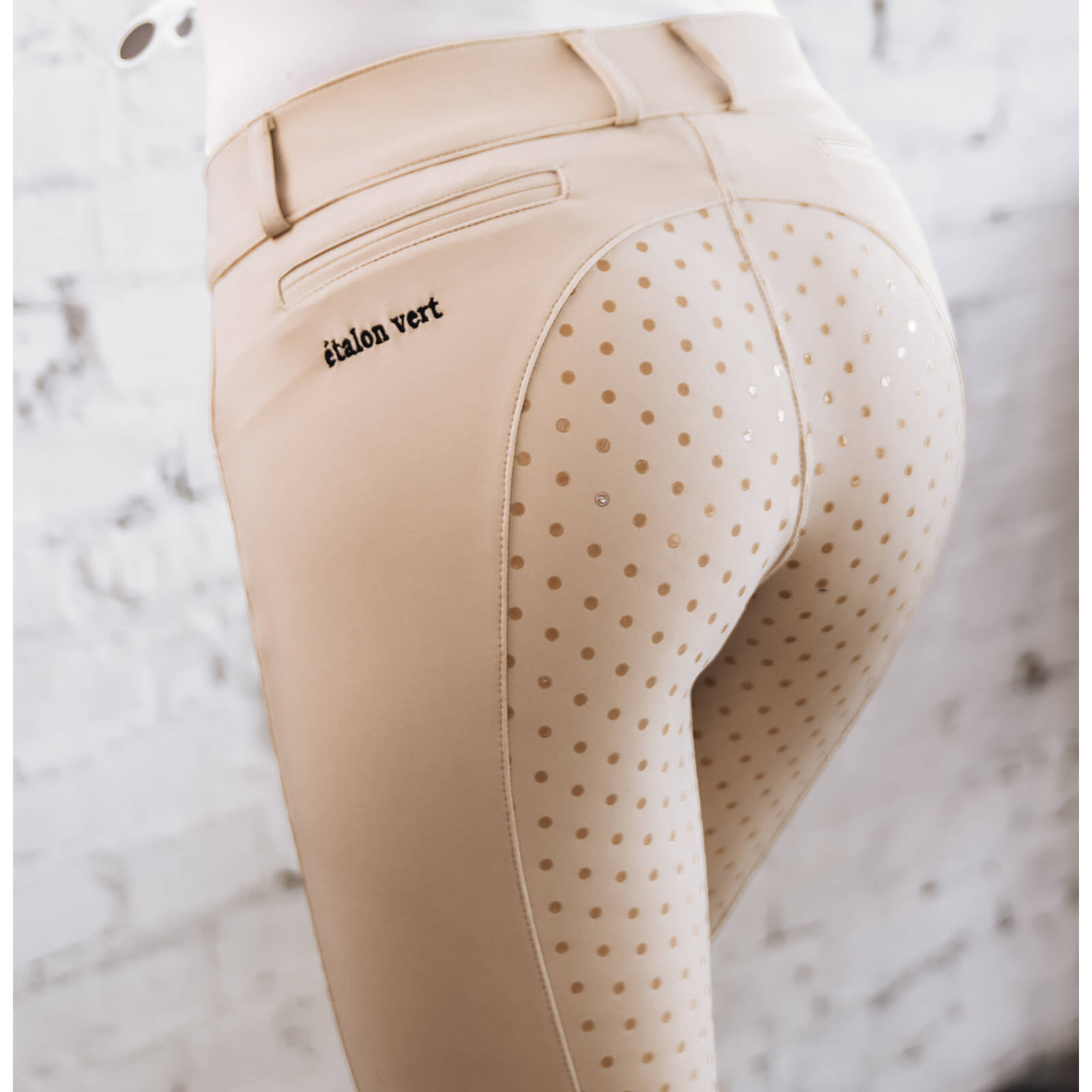 Reithose Damen Full-Grip Hochbund Belissimo