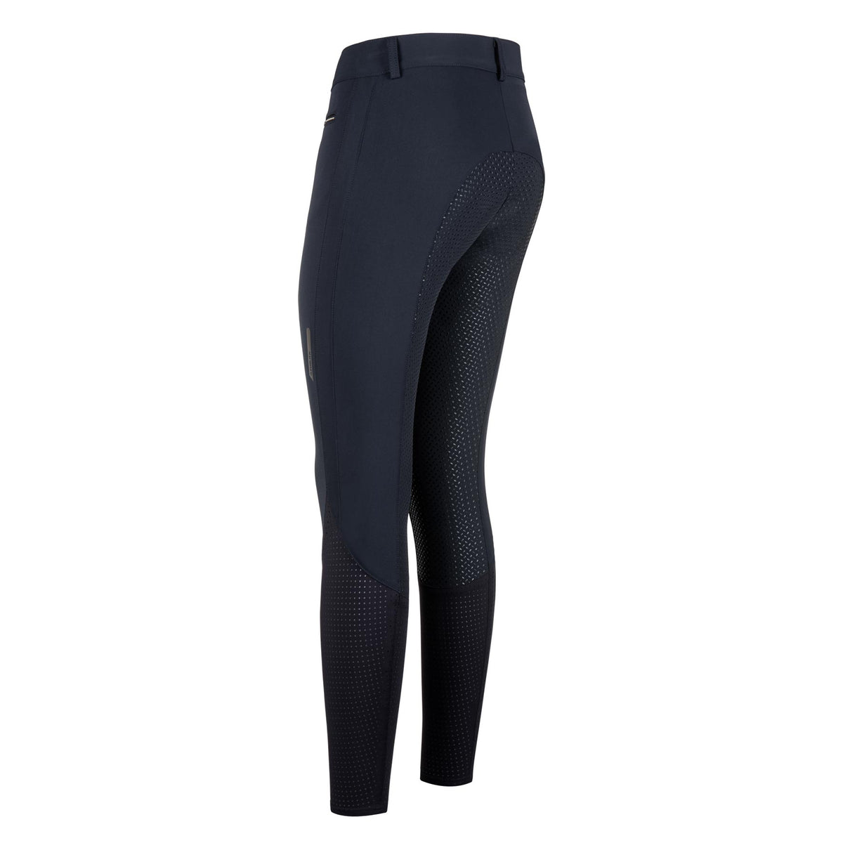 Euro-Star Reithose Damen ESAirflow Classic Full Grip Vollbesatz Damenreithose, Dunkelblau, Produkt allein auf weißem Hintergrund.