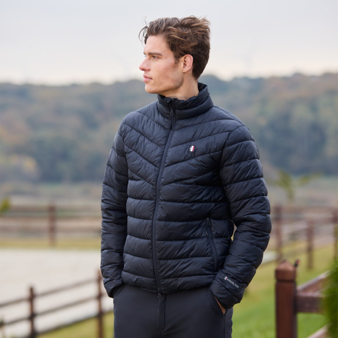 Herren Steppjacke Packable verstaubare Jacke