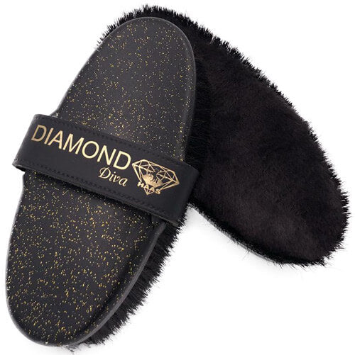 Glanzbürste Diva Diamond Kardätsche Lammfell