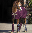 Fig/Navy & Tan