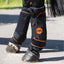 Black/Black & Orange