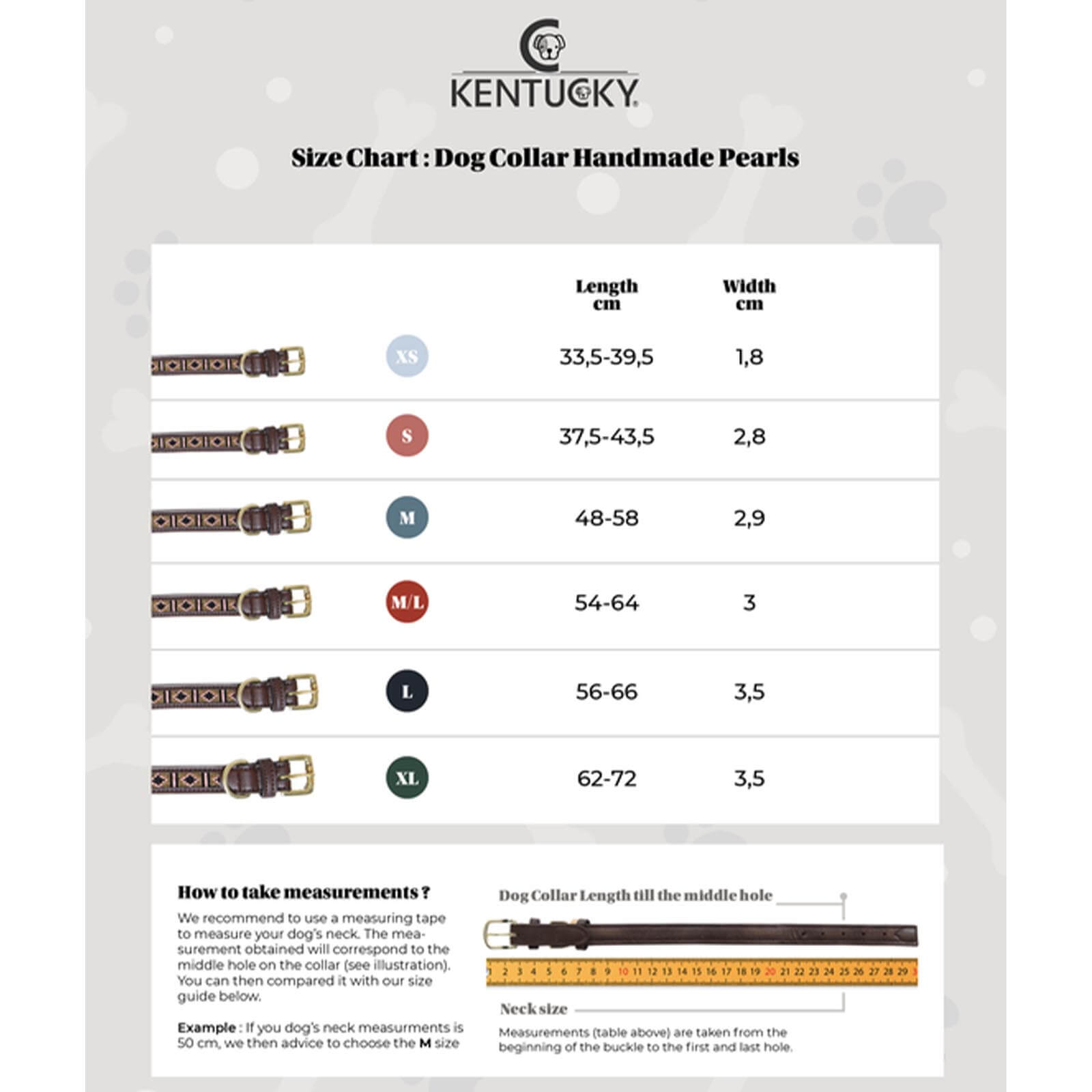 Halsband Pearls veganes Leder