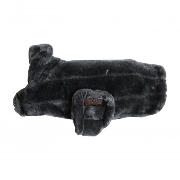 Hundemantel Fake Fur Kapuze Hundedecke