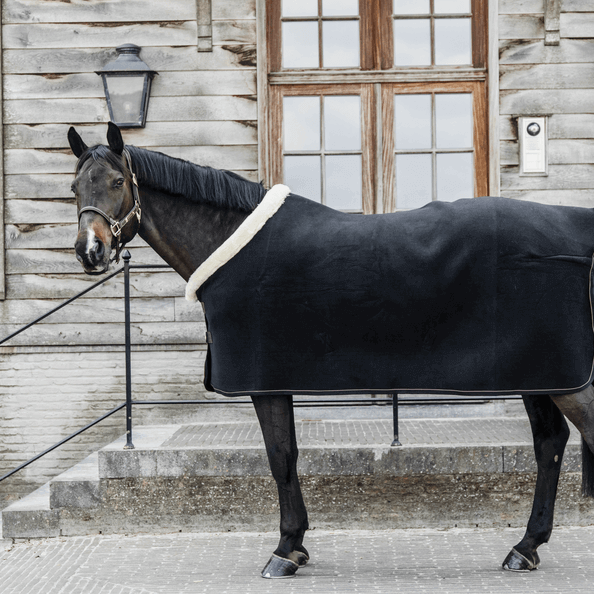 Abschwitzdecke Fleece Show Heavy Fellkragen