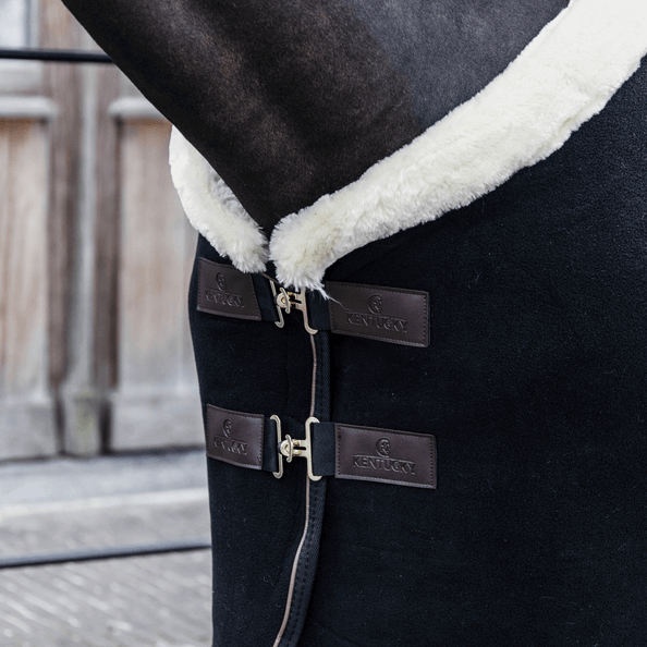 Abschwitzdecke Fleece Show Heavy Fellkragen