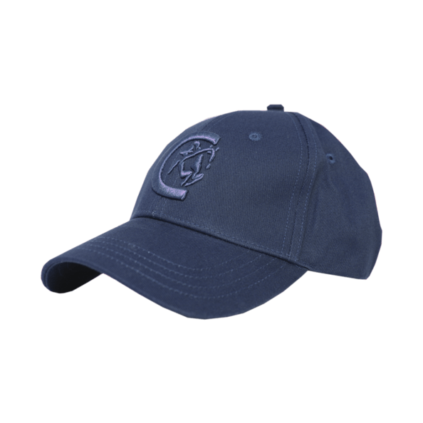 Kentucky Horsewear Baseball Cap Basecap Kappe, Navy, Produkt allein auf dunklem Hintergrund.
