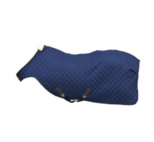 Führanlagendecke 160g Walker Rug, Marine, Produkt allein auf weißem Hintergrund.