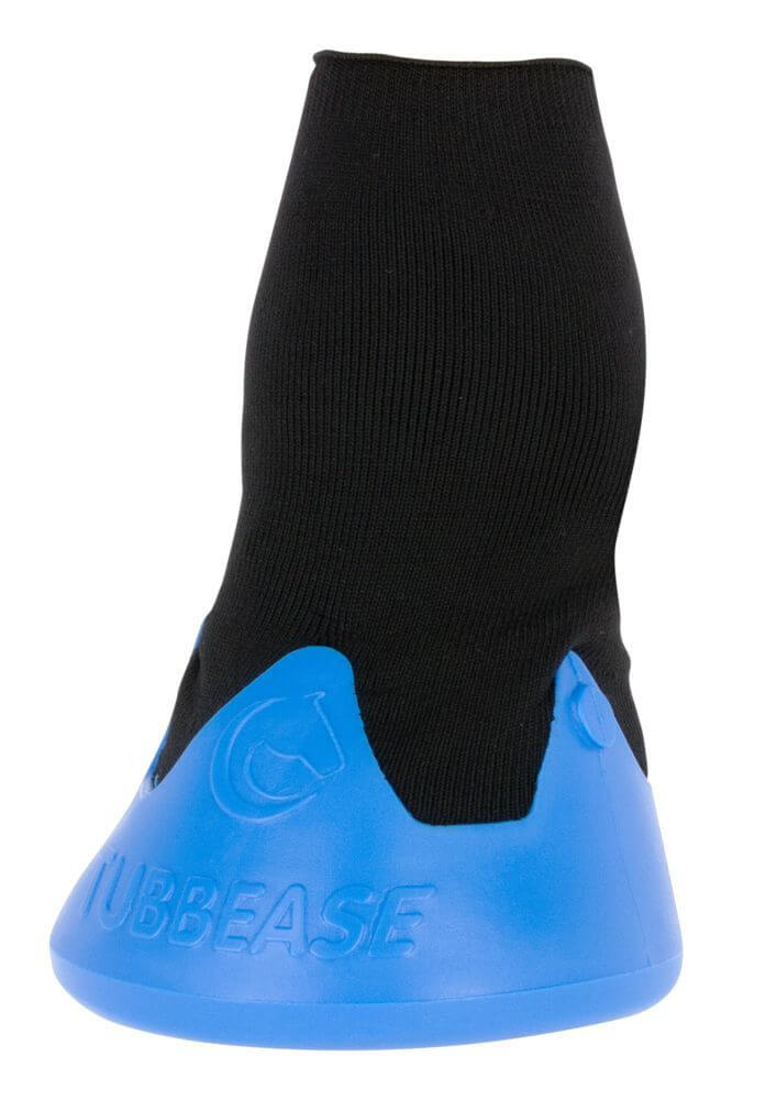KERBL Hufschuh Tubbease Behandlungsschuh Hufschutz, Blau, Produkt allein auf weißem Hintergrund.